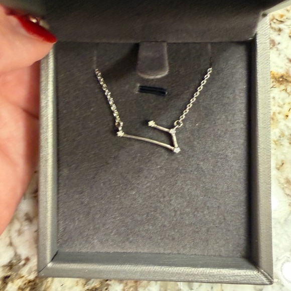 NIB- Francis Claire Moissanite 24 Inch Aries Zodiac Pendant